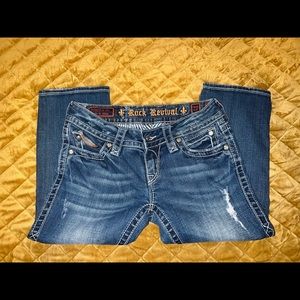 Rock Revival denim capris